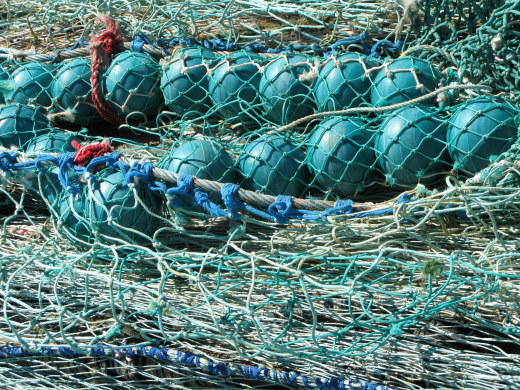 Île d’Oléron port of La Cotinière fishing nets